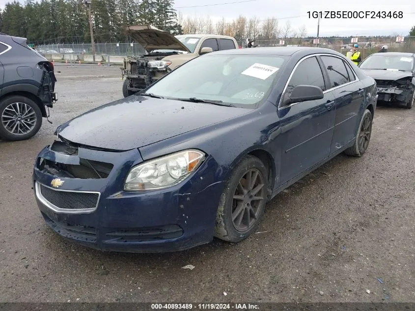 1G1ZB5E00CF243468 2012 Chevrolet Malibu Ls