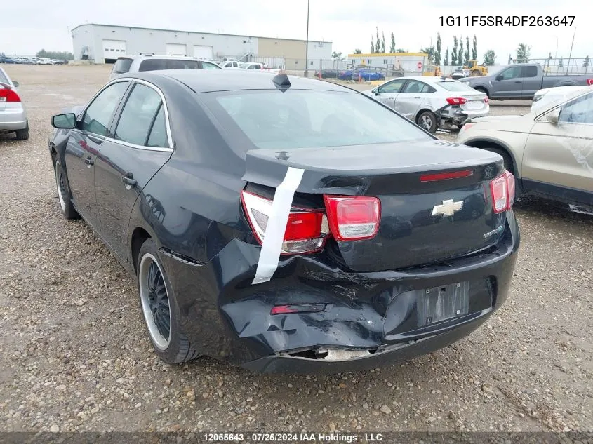 2013 Chevrolet Malibu 2Lt VIN: 1G11F5SR4DF263647 Lot: 12055643