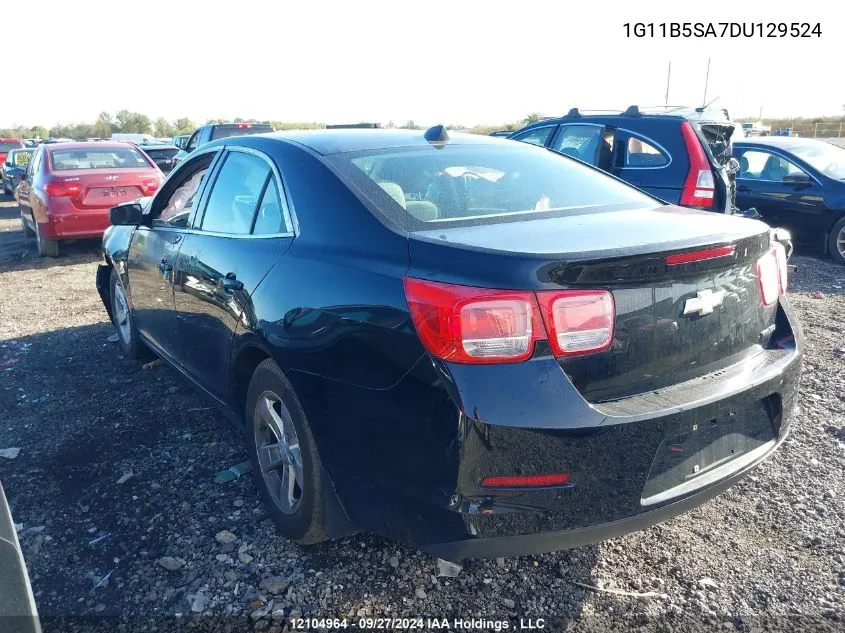 2013 Chevrolet Malibu VIN: 1G11B5SA7DU129524 Lot: 12104964