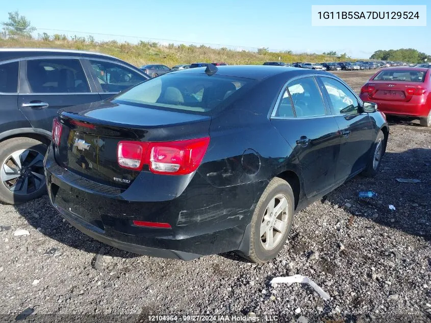 2013 Chevrolet Malibu VIN: 1G11B5SA7DU129524 Lot: 12104964