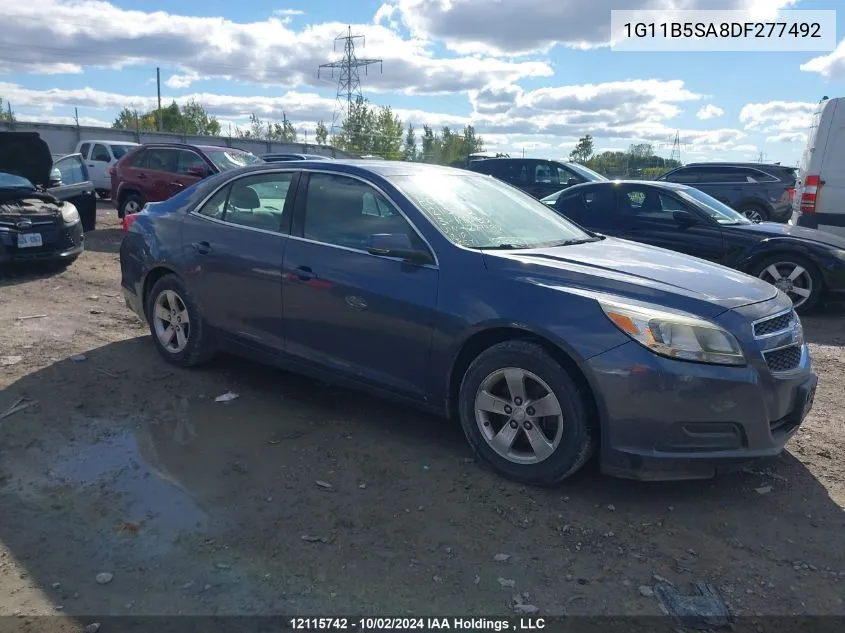 2013 Chevrolet Malibu VIN: 1G11B5SA8DF277492 Lot: 12115742