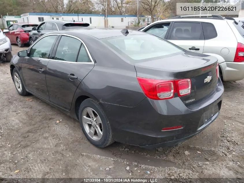 2013 Chevrolet Malibu VIN: 1G11B5SA2DF226621 Lot: 12133104