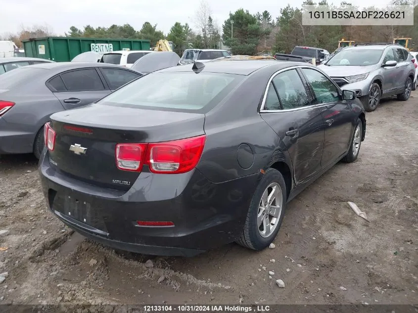 2013 Chevrolet Malibu VIN: 1G11B5SA2DF226621 Lot: 12133104