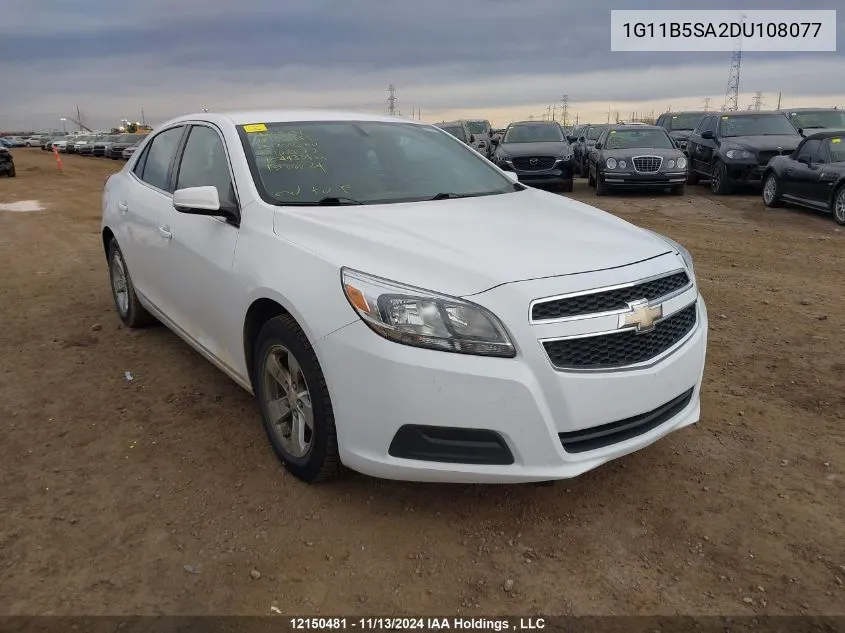 2013 Chevrolet Malibu VIN: 1G11B5SA2DU108077 Lot: 12150481