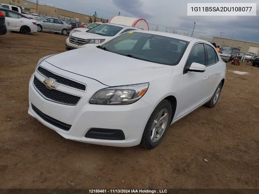 2013 Chevrolet Malibu VIN: 1G11B5SA2DU108077 Lot: 12150481