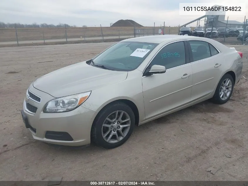 1G11C5SA6DF154822 2013 Chevrolet Malibu 1Lt