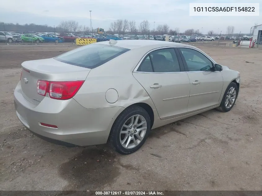 2013 Chevrolet Malibu 1Lt VIN: 1G11C5SA6DF154822 Lot: 38712617