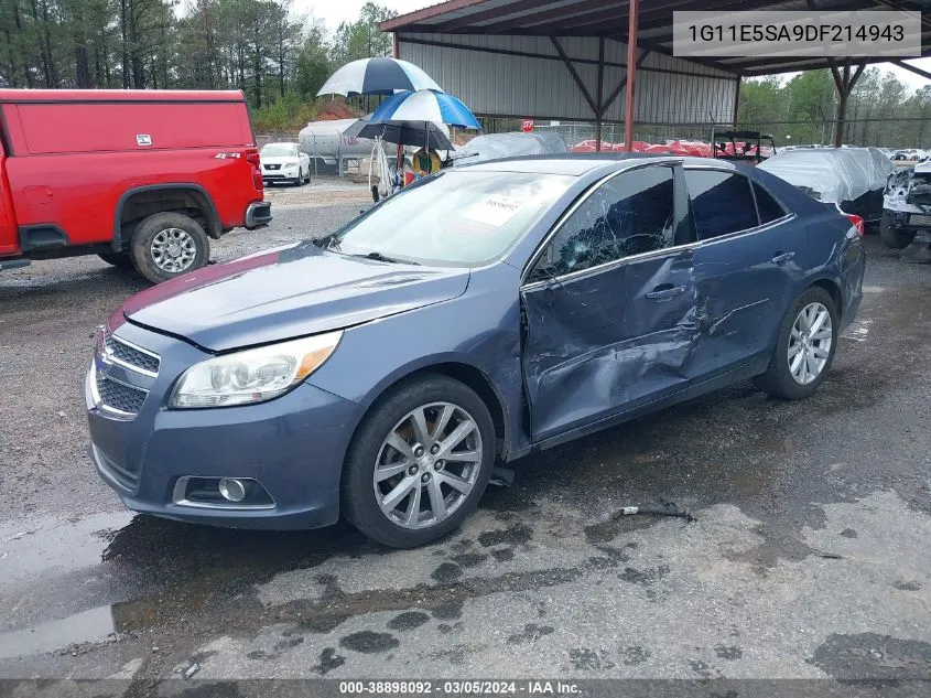 1G11E5SA9DF214943 2013 Chevrolet Malibu 2Lt