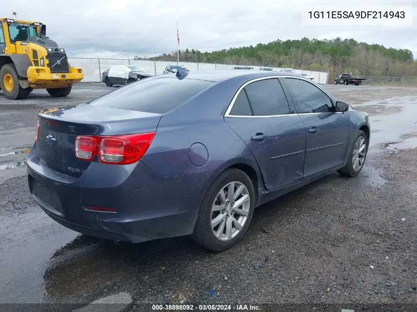 1G11E5SA9DF214943 2013 Chevrolet Malibu 2Lt