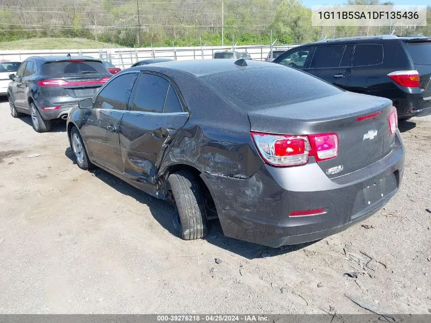 2013 Chevrolet Malibu 1Ls VIN: 1G11B5SA1DF135436 Lot: 39276218