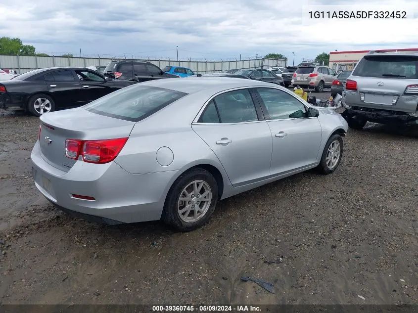 2013 Chevrolet Malibu 1Fl VIN: 1G11A5SA5DF332452 Lot: 39360745