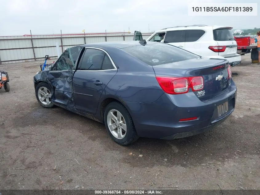 1G11B5SA6DF181389 2013 Chevrolet Malibu 1Ls