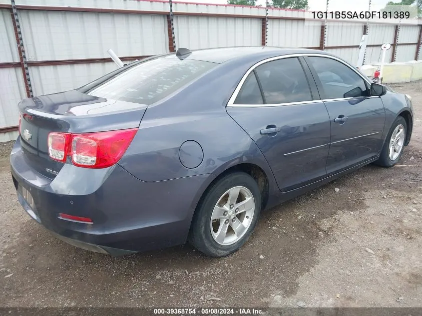 1G11B5SA6DF181389 2013 Chevrolet Malibu 1Ls