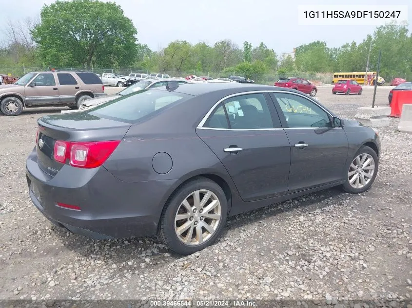 2013 Chevrolet Malibu 1Lz VIN: 1G11H5SA9DF150247 Lot: 39466544