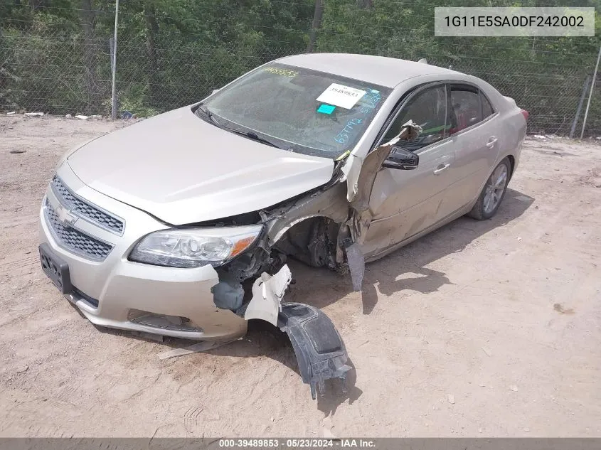 2013 Chevrolet Malibu 2Lt VIN: 1G11E5SA0DF242002 Lot: 39489853