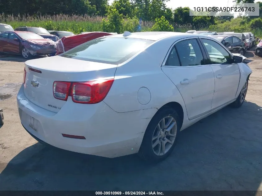 2013 Chevrolet Malibu 1Lt VIN: 1G11C5SA9DF226743 Lot: 39510969