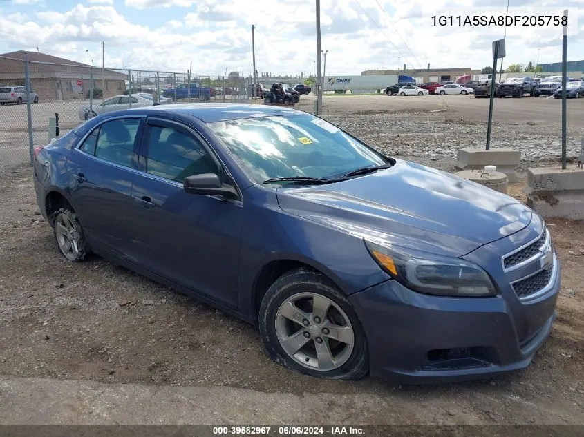 2013 Chevrolet Malibu 1Fl VIN: 1G11A5SA8DF205758 Lot: 39582967