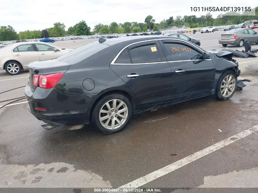 2013 Chevrolet Malibu 1Lz VIN: 1G11H5SA4DF139155 Lot: 39604957