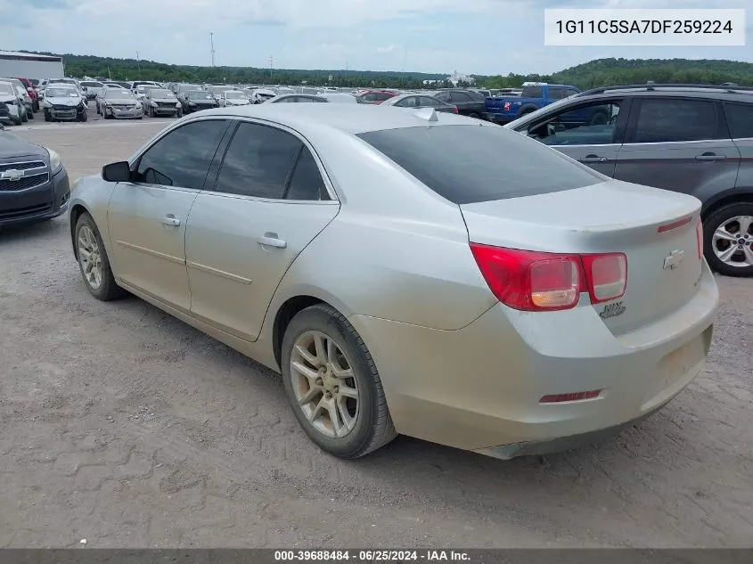 2013 Chevrolet Malibu 1Lt VIN: 1G11C5SA7DF259224 Lot: 39688484