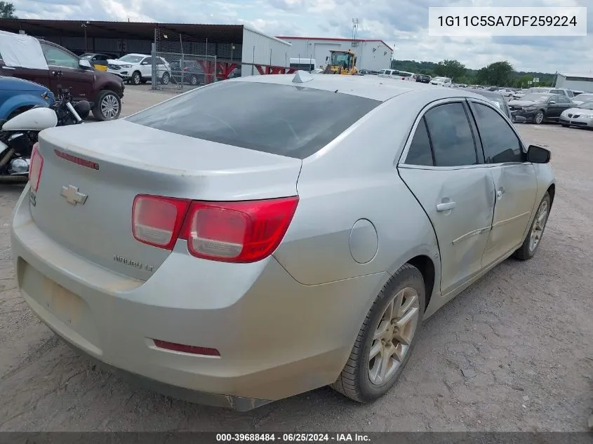 2013 Chevrolet Malibu 1Lt VIN: 1G11C5SA7DF259224 Lot: 39688484