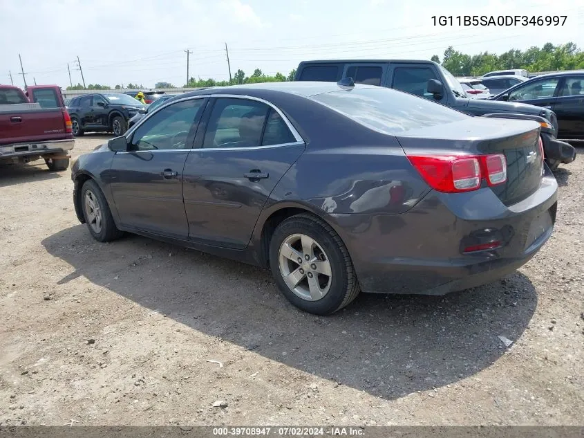 2013 Chevrolet Malibu 1Ls VIN: 1G11B5SA0DF346997 Lot: 39708947