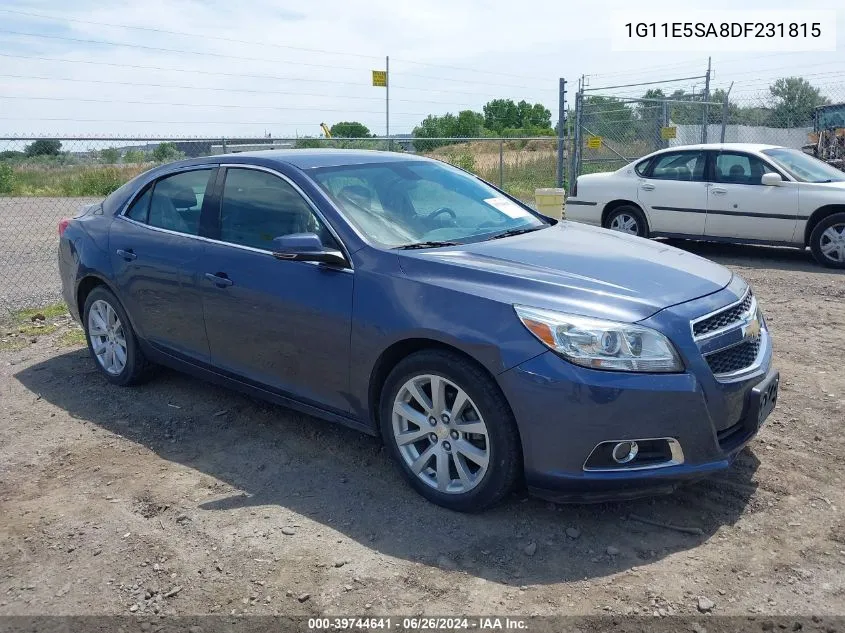 2013 Chevrolet Malibu 2Lt VIN: 1G11E5SA8DF231815 Lot: 39744641