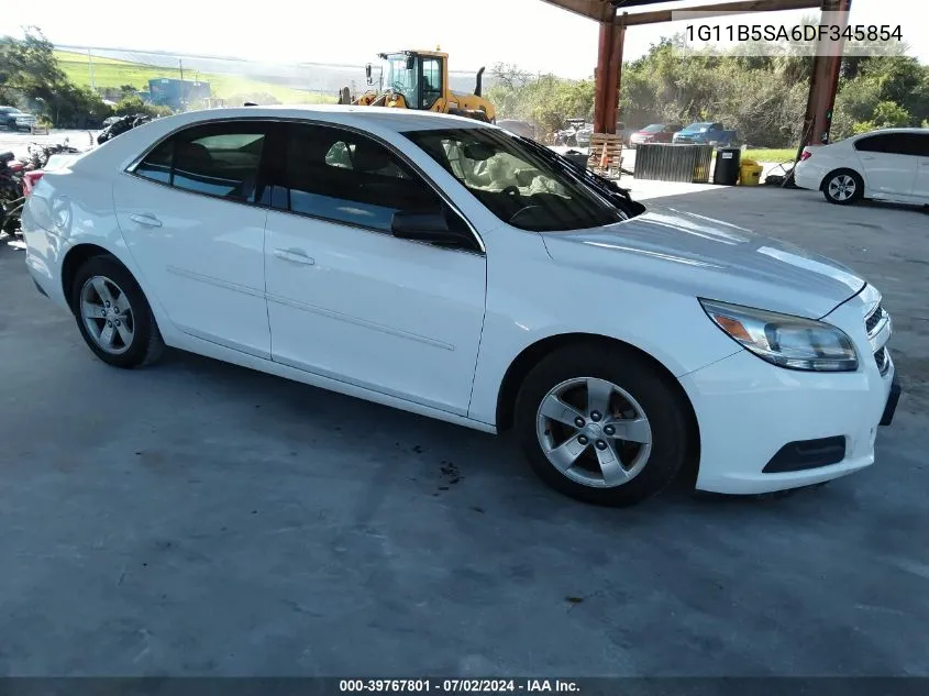 2013 Chevrolet Malibu 1Ls VIN: 1G11B5SA6DF345854 Lot: 39767801