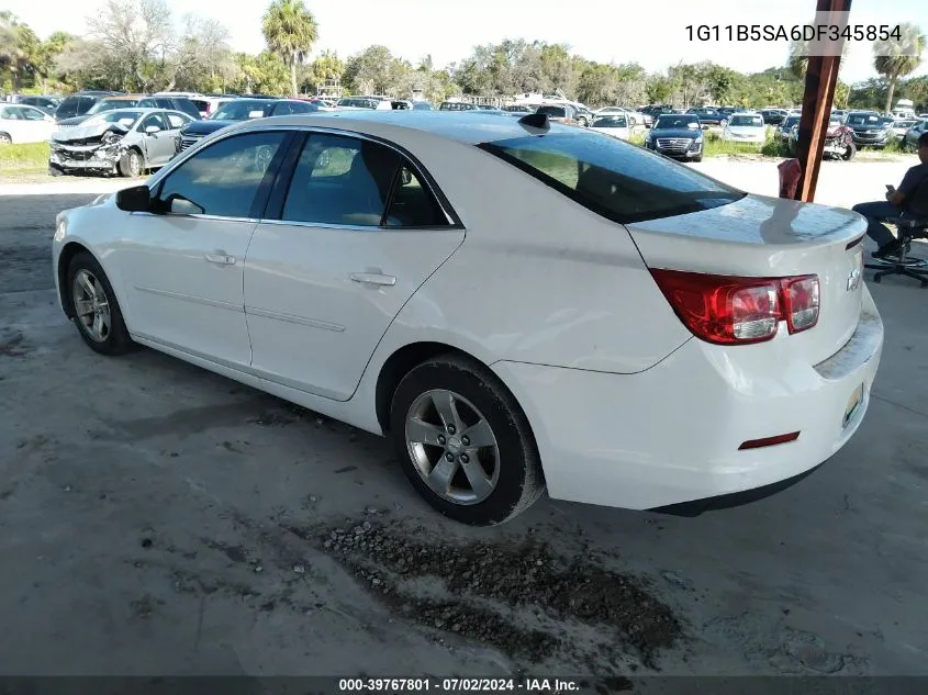 2013 Chevrolet Malibu 1Ls VIN: 1G11B5SA6DF345854 Lot: 39767801