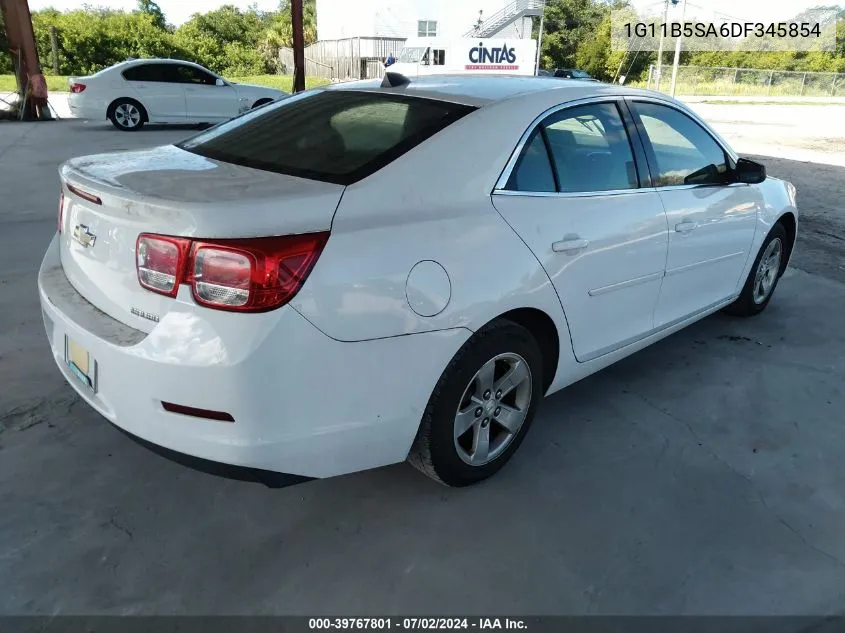 2013 Chevrolet Malibu 1Ls VIN: 1G11B5SA6DF345854 Lot: 39767801