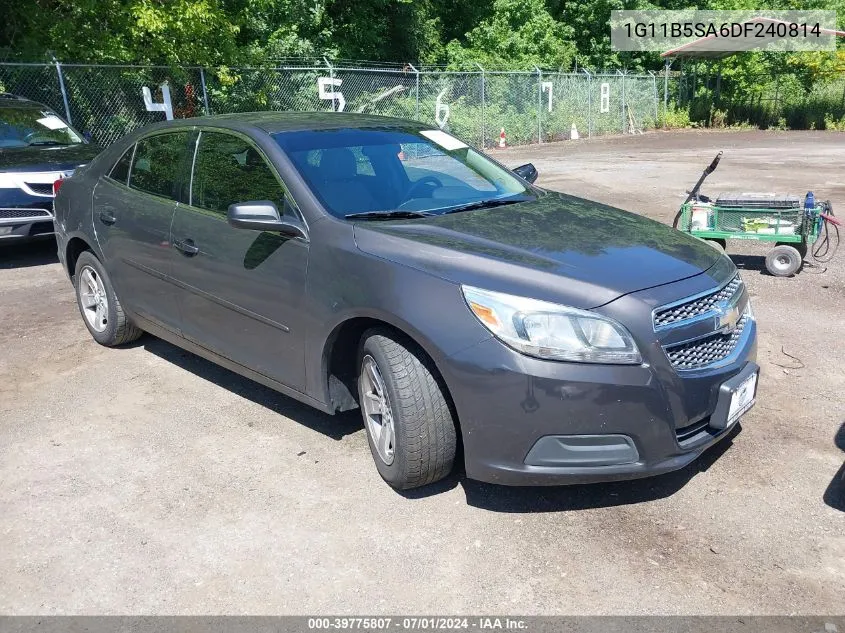 2013 Chevrolet Malibu 1Ls VIN: 1G11B5SA6DF240814 Lot: 39775807