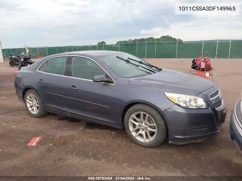 2013 Chevrolet Malibu 1Lt VIN: 1G11C5SA3DF149965 Lot: 39782454