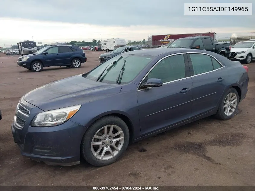 2013 Chevrolet Malibu 1Lt VIN: 1G11C5SA3DF149965 Lot: 39782454