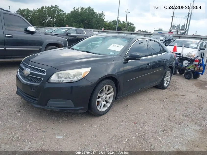 2013 Chevrolet Malibu 1Lt VIN: 1G11C5SA3DF251864 Lot: 39794037