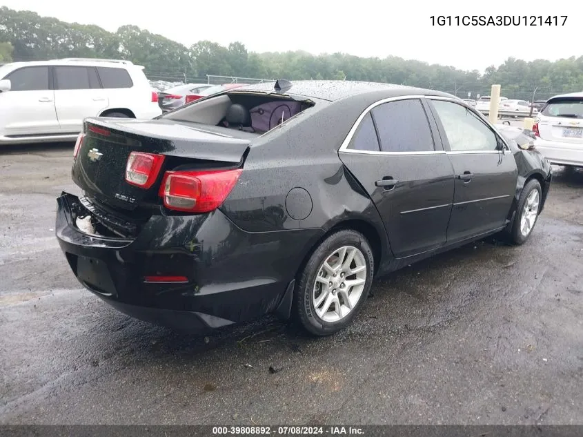 2013 Chevrolet Malibu 1Lt VIN: 1G11C5SA3DU121417 Lot: 39808892