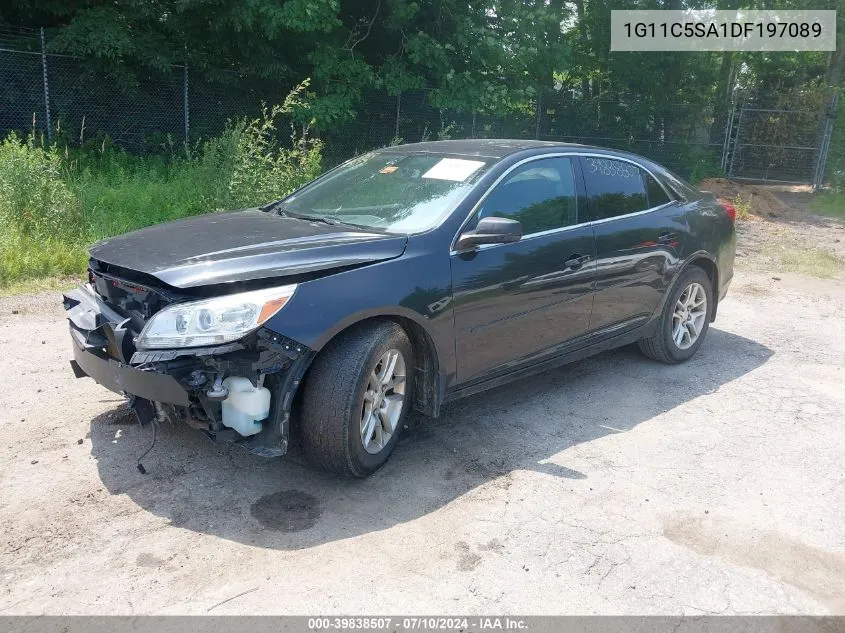 2013 Chevrolet Malibu 1Lt VIN: 1G11C5SA1DF197089 Lot: 39838507