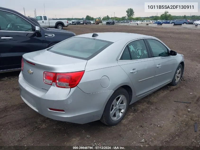 2013 Chevrolet Malibu 1Ls VIN: 1G11B5SA2DF130911 Lot: 39848794