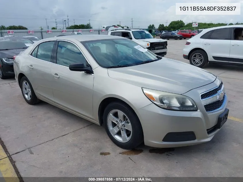 2013 Chevrolet Malibu 1Ls VIN: 1G11B5SA8DF352837 Lot: 39857858