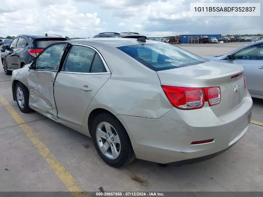 2013 Chevrolet Malibu 1Ls VIN: 1G11B5SA8DF352837 Lot: 39857858