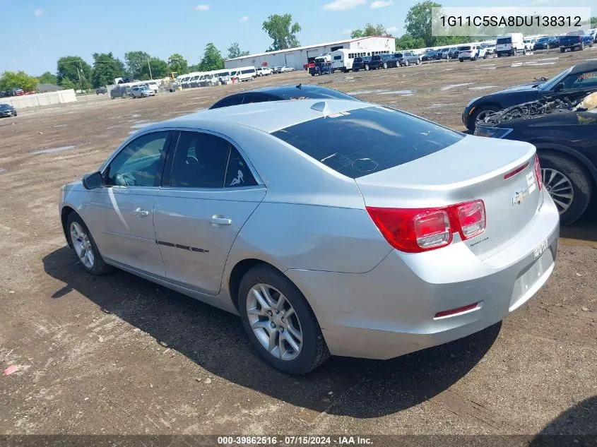 2013 Chevrolet Malibu 1Lt VIN: 1G11C5SA8DU138312 Lot: 39862516