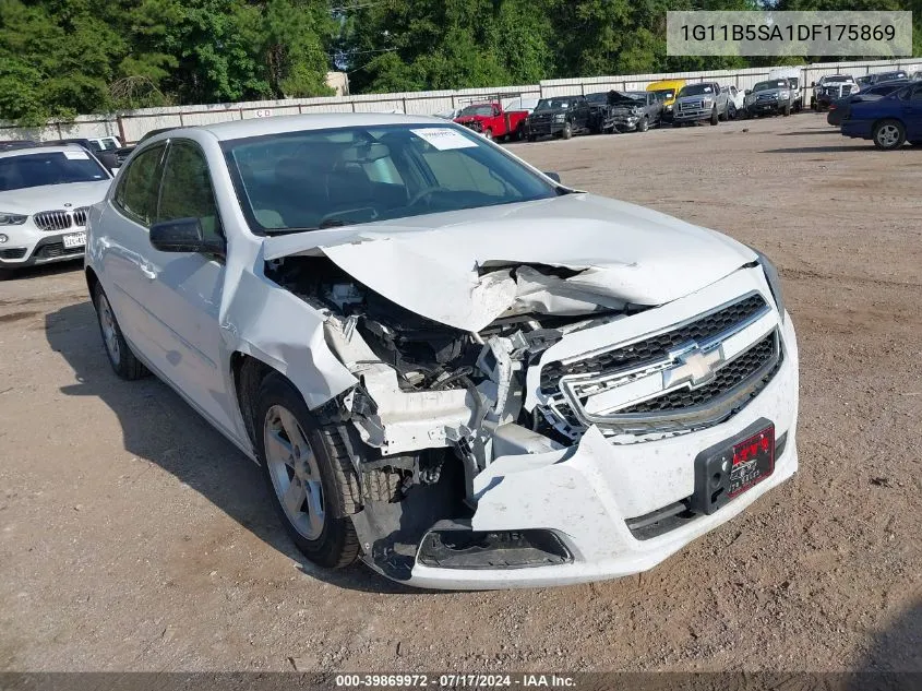 2013 Chevrolet Malibu 1Ls VIN: 1G11B5SA1DF175869 Lot: 39869972