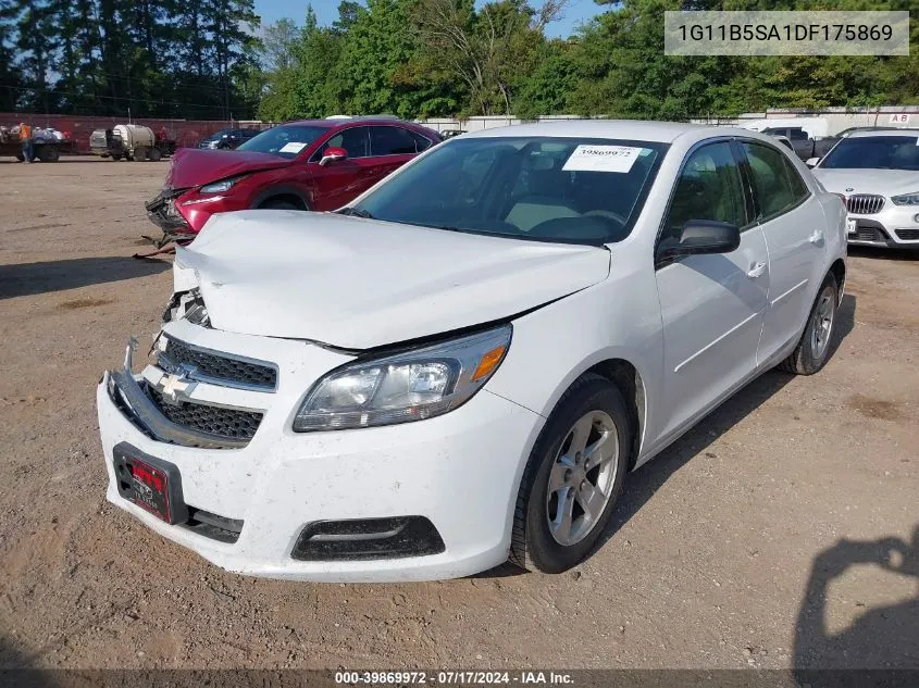 2013 Chevrolet Malibu 1Ls VIN: 1G11B5SA1DF175869 Lot: 39869972