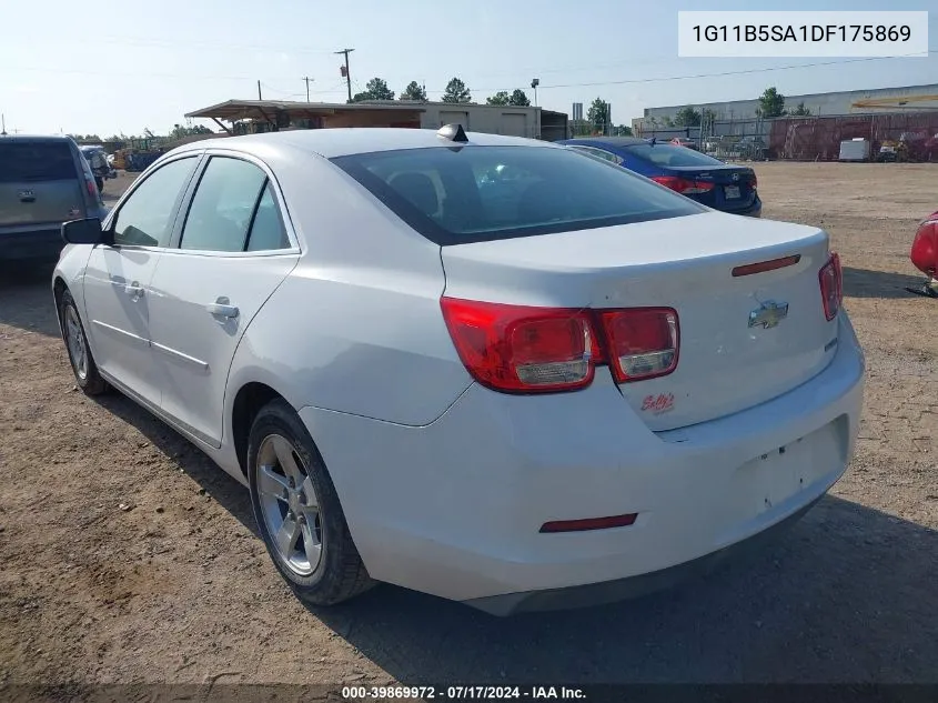 2013 Chevrolet Malibu 1Ls VIN: 1G11B5SA1DF175869 Lot: 39869972