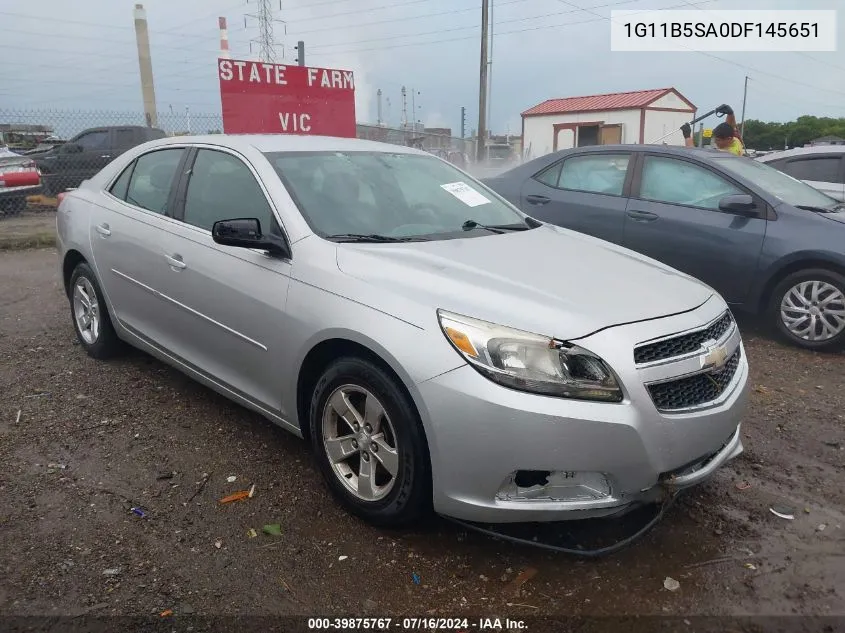 2013 Chevrolet Malibu 1Ls VIN: 1G11B5SA0DF145651 Lot: 39875767