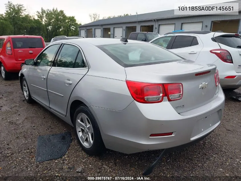 2013 Chevrolet Malibu 1Ls VIN: 1G11B5SA0DF145651 Lot: 39875767