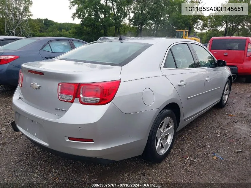 2013 Chevrolet Malibu 1Ls VIN: 1G11B5SA0DF145651 Lot: 39875767