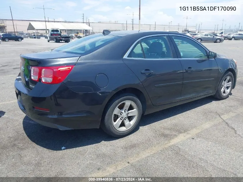 2013 Chevrolet Malibu 1Ls VIN: 1G11B5SA1DF170090 Lot: 39940836