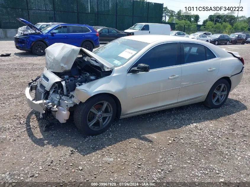 2013 Chevrolet Malibu 1Lt VIN: 1G11C5SA3DF340222 Lot: 39967929