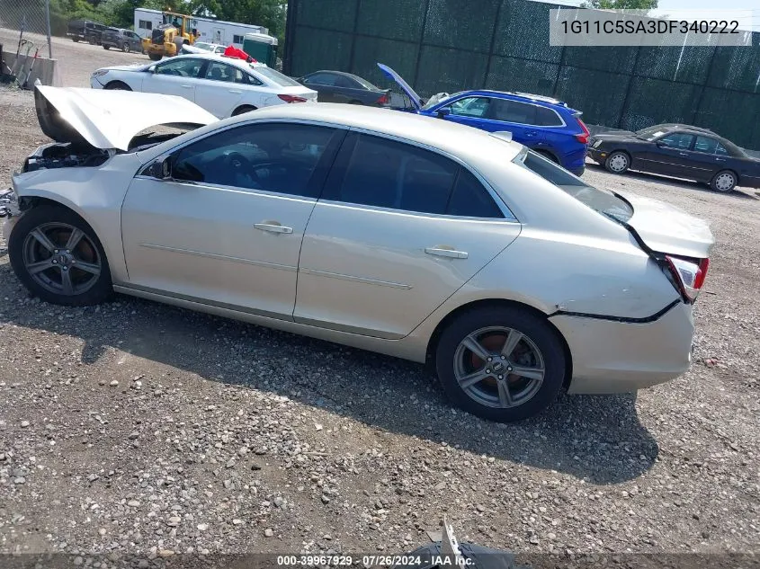 2013 Chevrolet Malibu 1Lt VIN: 1G11C5SA3DF340222 Lot: 39967929