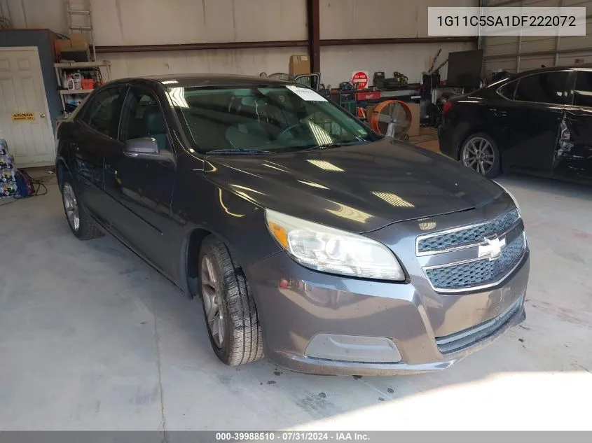 2013 Chevrolet Malibu 1Lt VIN: 1G11C5SA1DF222072 Lot: 39988510