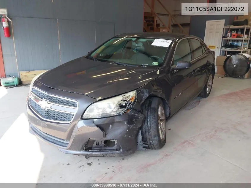 2013 Chevrolet Malibu 1Lt VIN: 1G11C5SA1DF222072 Lot: 39988510